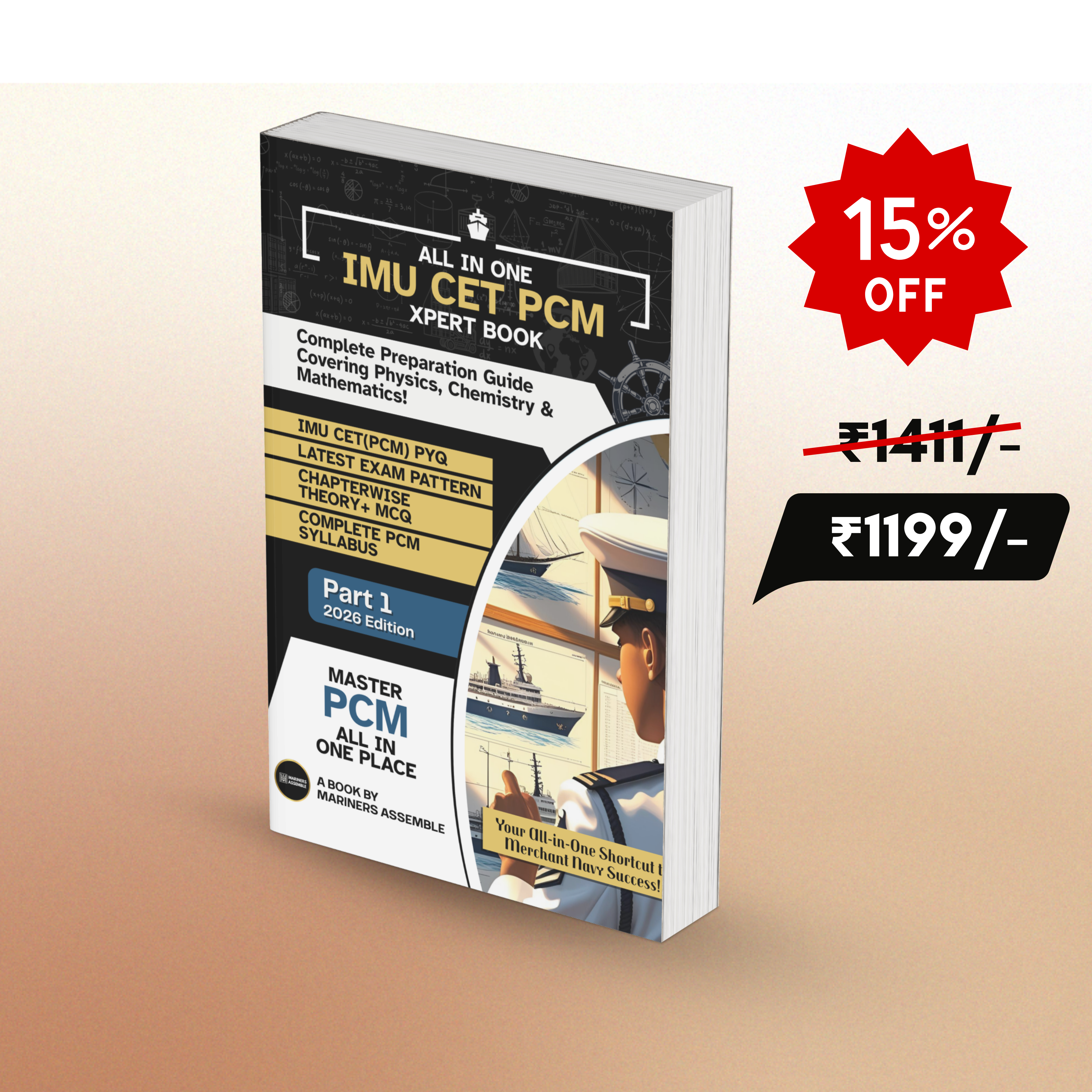 All in One IMU CET PCM Xpert Book – Part 1 (2026 Edition) | Complete Guide for Physics, Chemistry & Mathematics